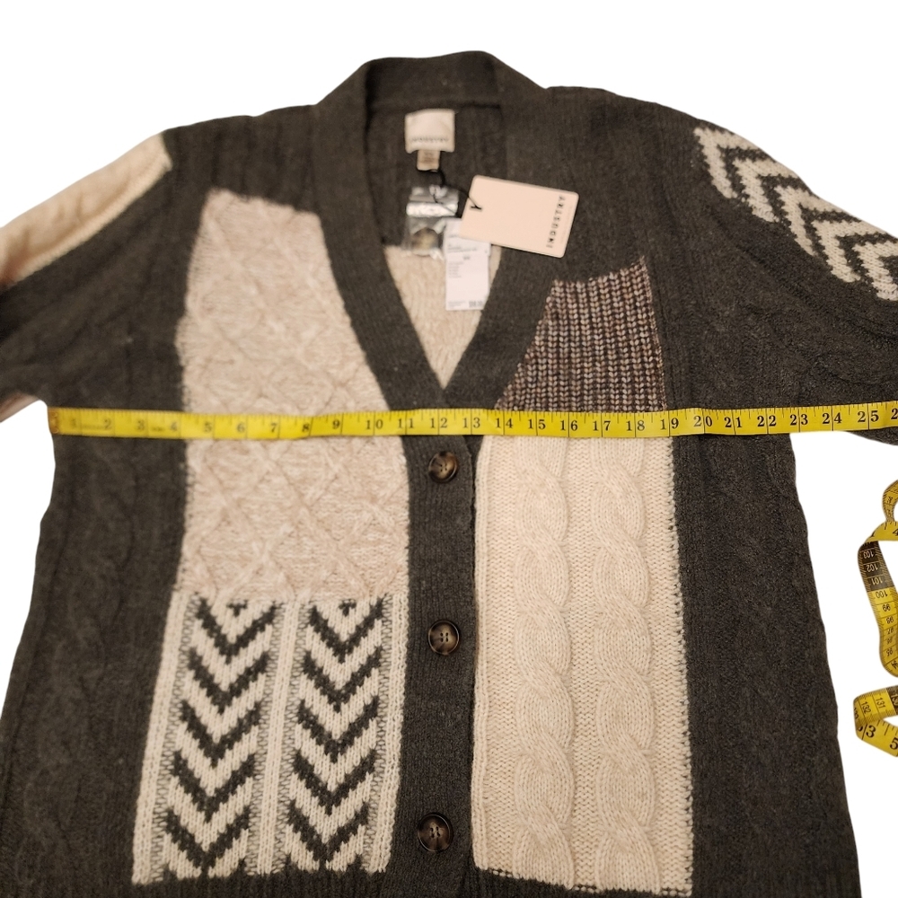 Industry Republic Oversized Button Up V-neck Cardigan Sweater M - Picture 11 of 12